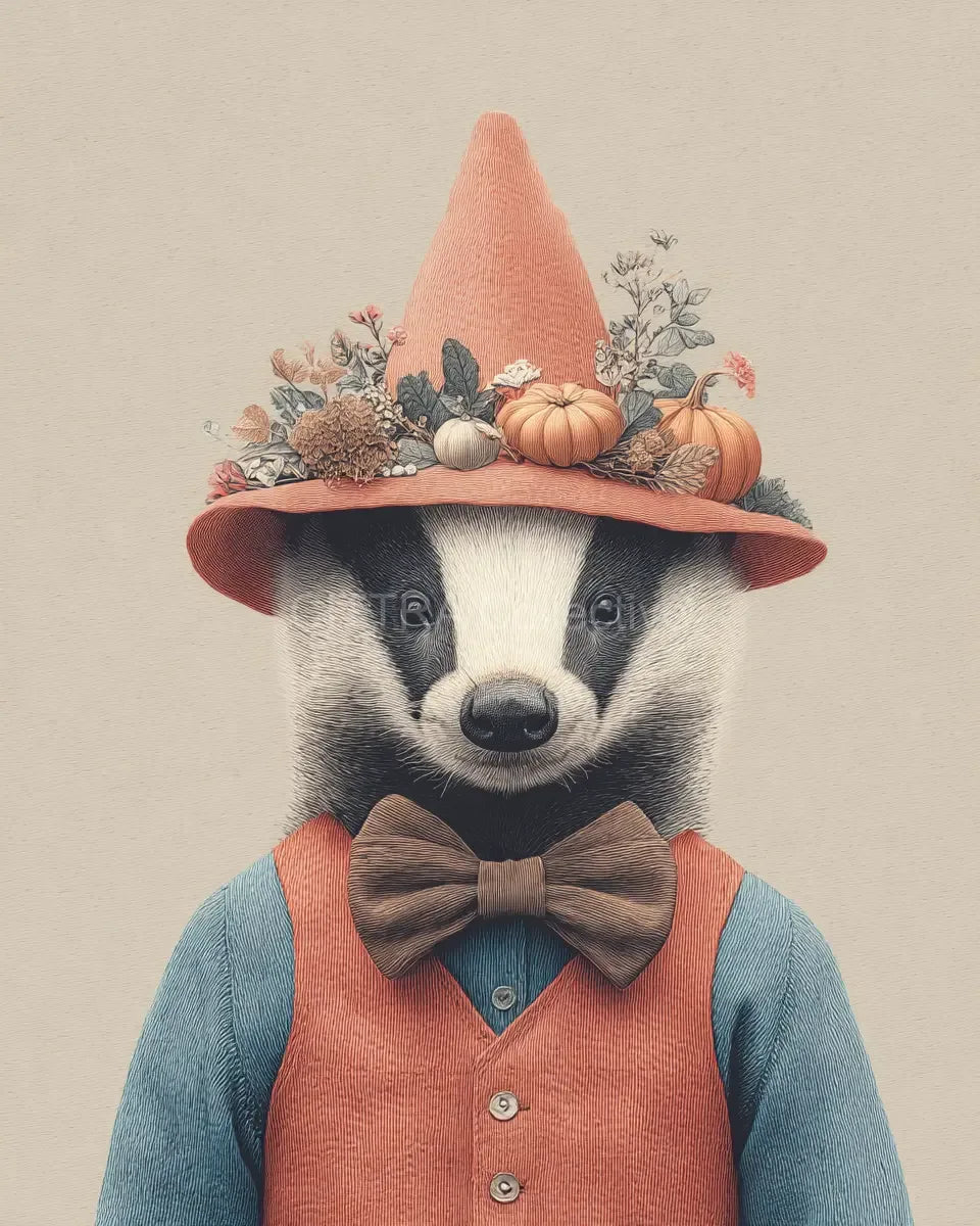 Halloween Vintage Animal Portrait Midjourney Prompt - CITTRA Collective
