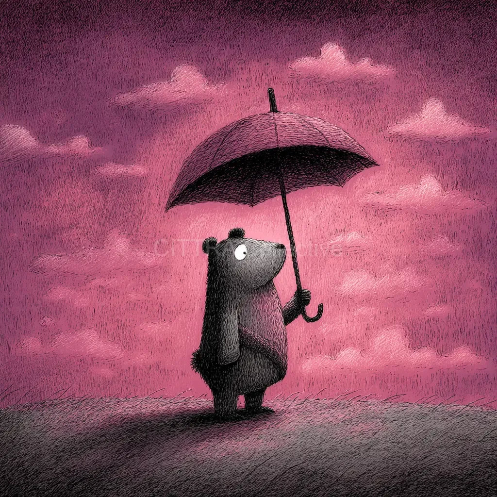 Whimsical Animals in Rain Midjourney Prompt - CITTRA Collective