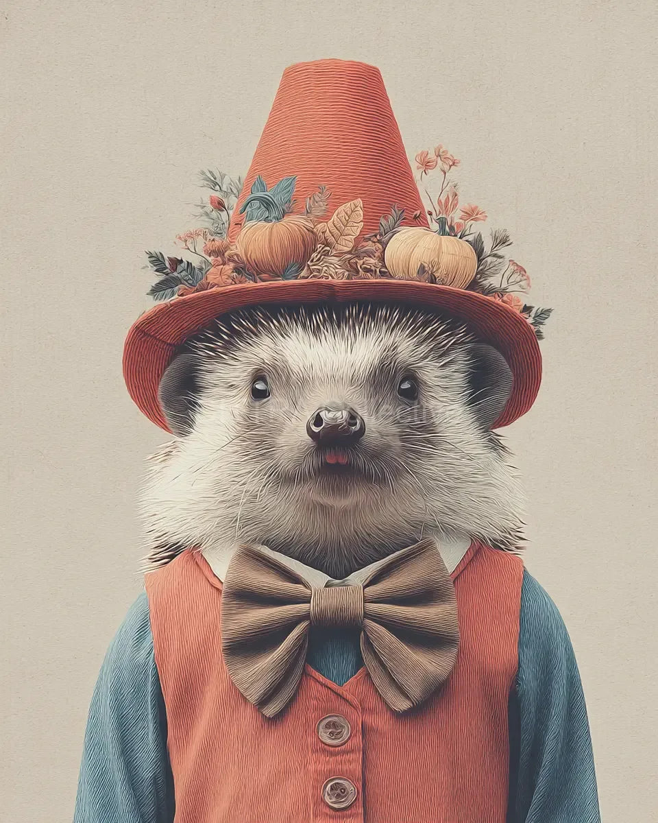 Halloween Vintage Animal Portrait Midjourney Prompt - CITTRA Collective