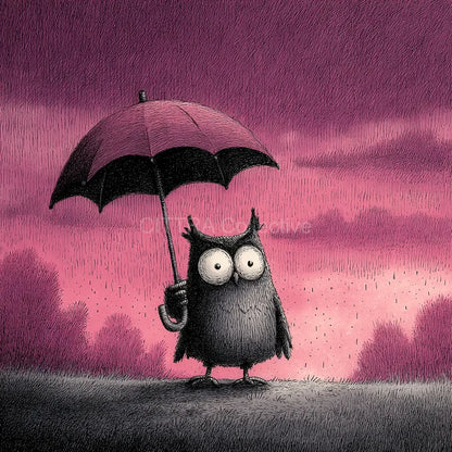 Whimsical Animals in Rain Midjourney Prompt - CITTRA Collective