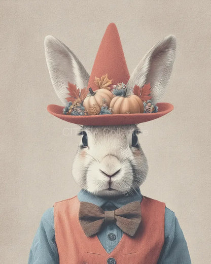 Halloween Vintage Animal Portrait Midjourney Prompt - CITTRA Collective