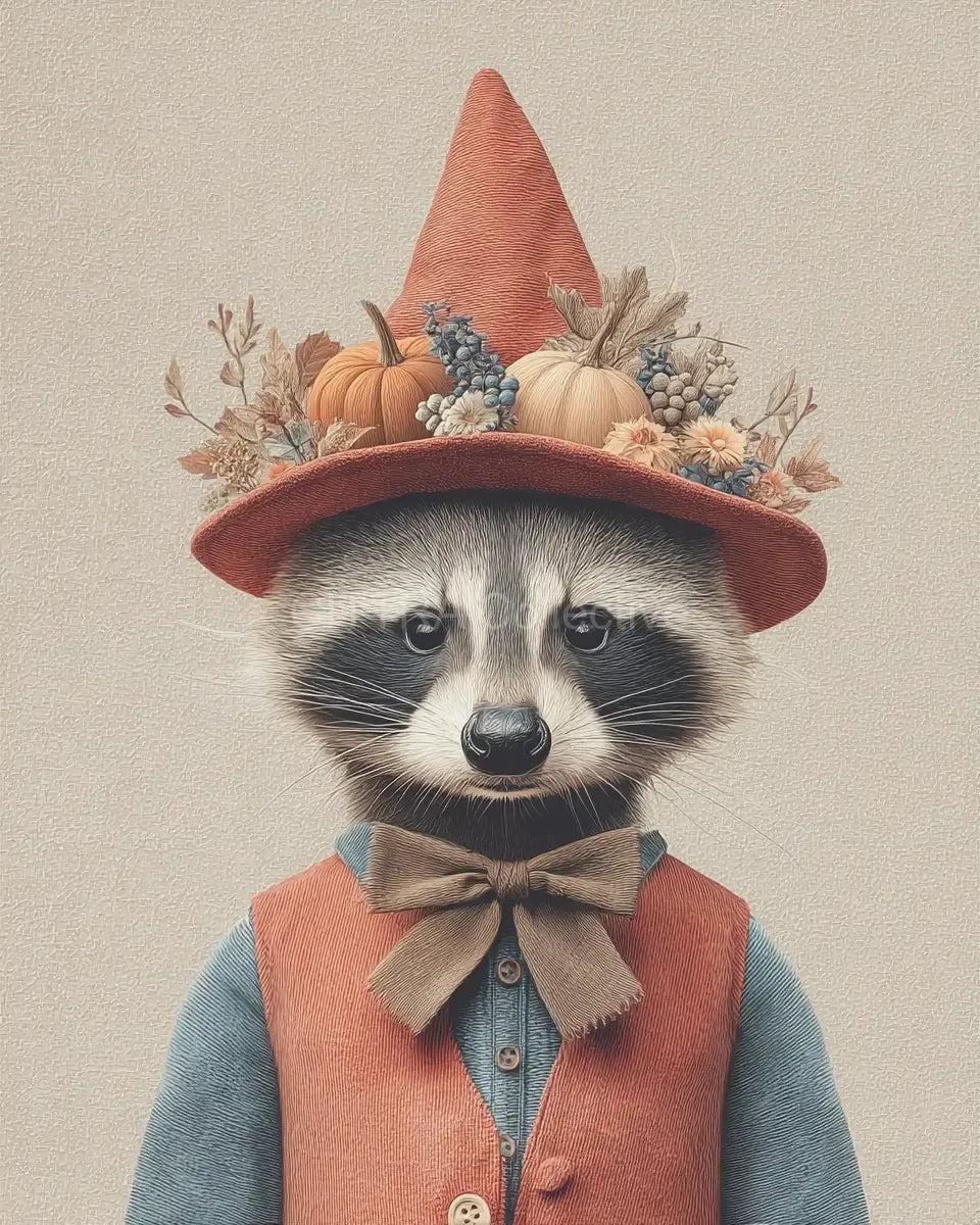 Halloween Vintage Animal Portrait Midjourney Prompt - CITTRA Collective