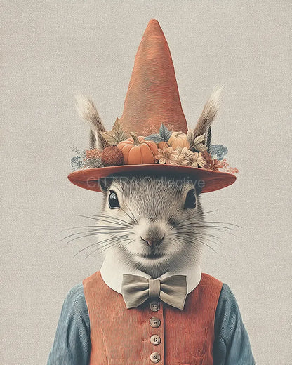 Halloween Vintage Animal Portrait Midjourney Prompt - CITTRA Collective