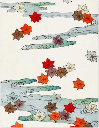 Shin Bijutsukai Flower River Print - CITTRA Collective