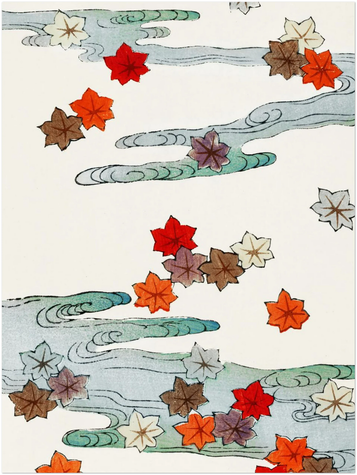 Shin Bijutsukai Flower River Print - CITTRA Collective