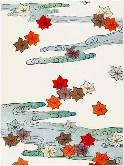 Shin Bijutsukai Flower River Print - CITTRA Collective