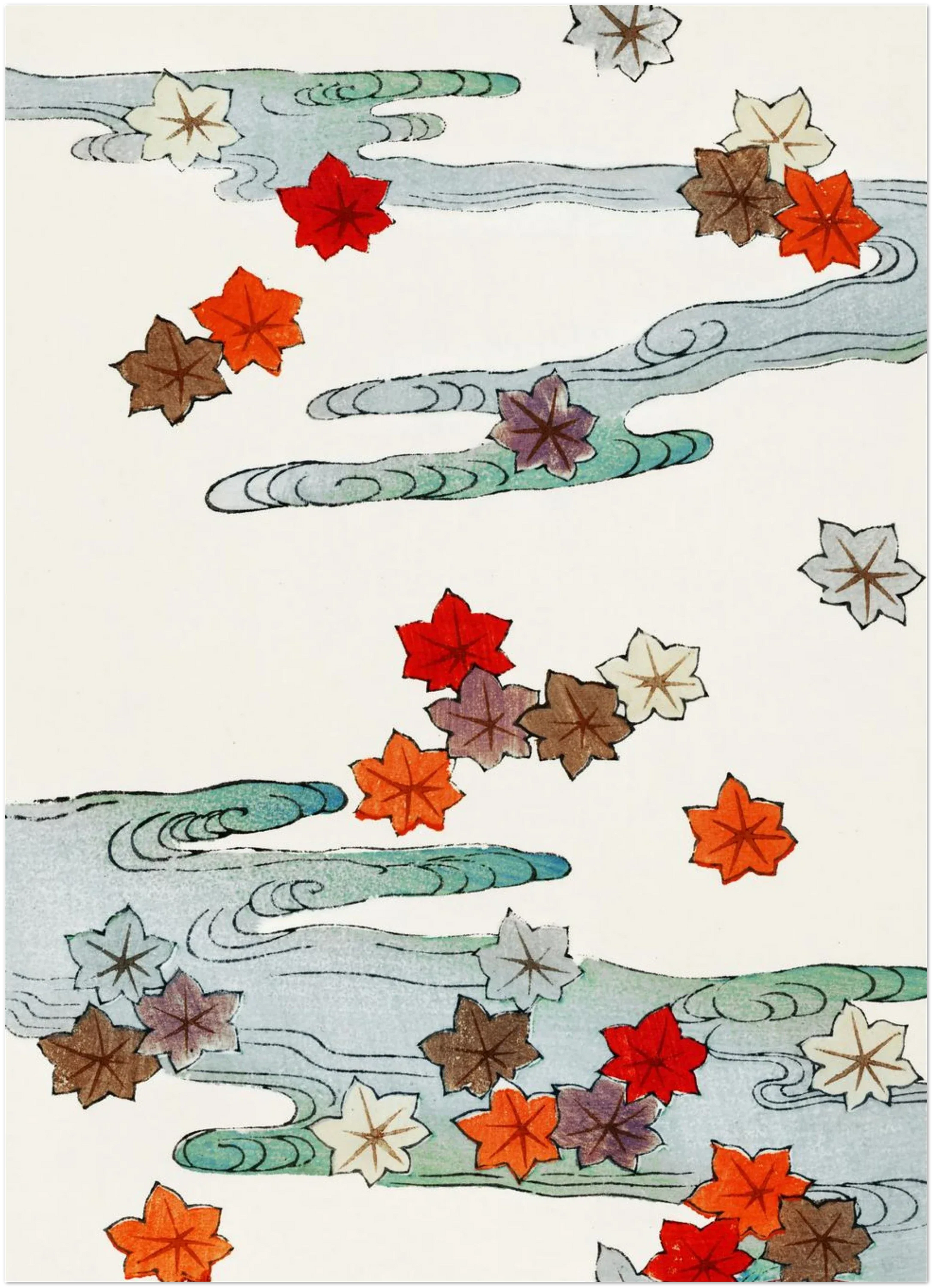 Shin Bijutsukai Flower River Print - CITTRA Collective