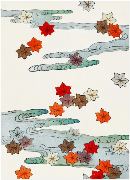 Shin Bijutsukai Flower River Print - CITTRA Collective