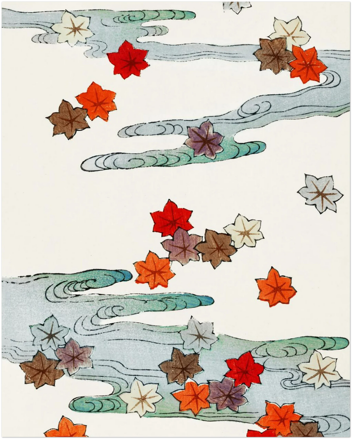 Shin Bijutsukai Flower River Print - CITTRA Collective