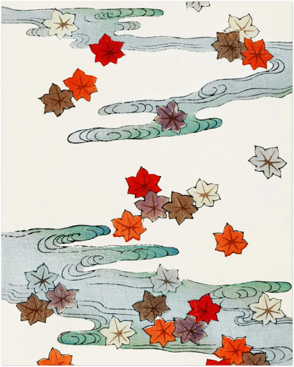 Shin Bijutsukai Flower River Print - CITTRA Collective