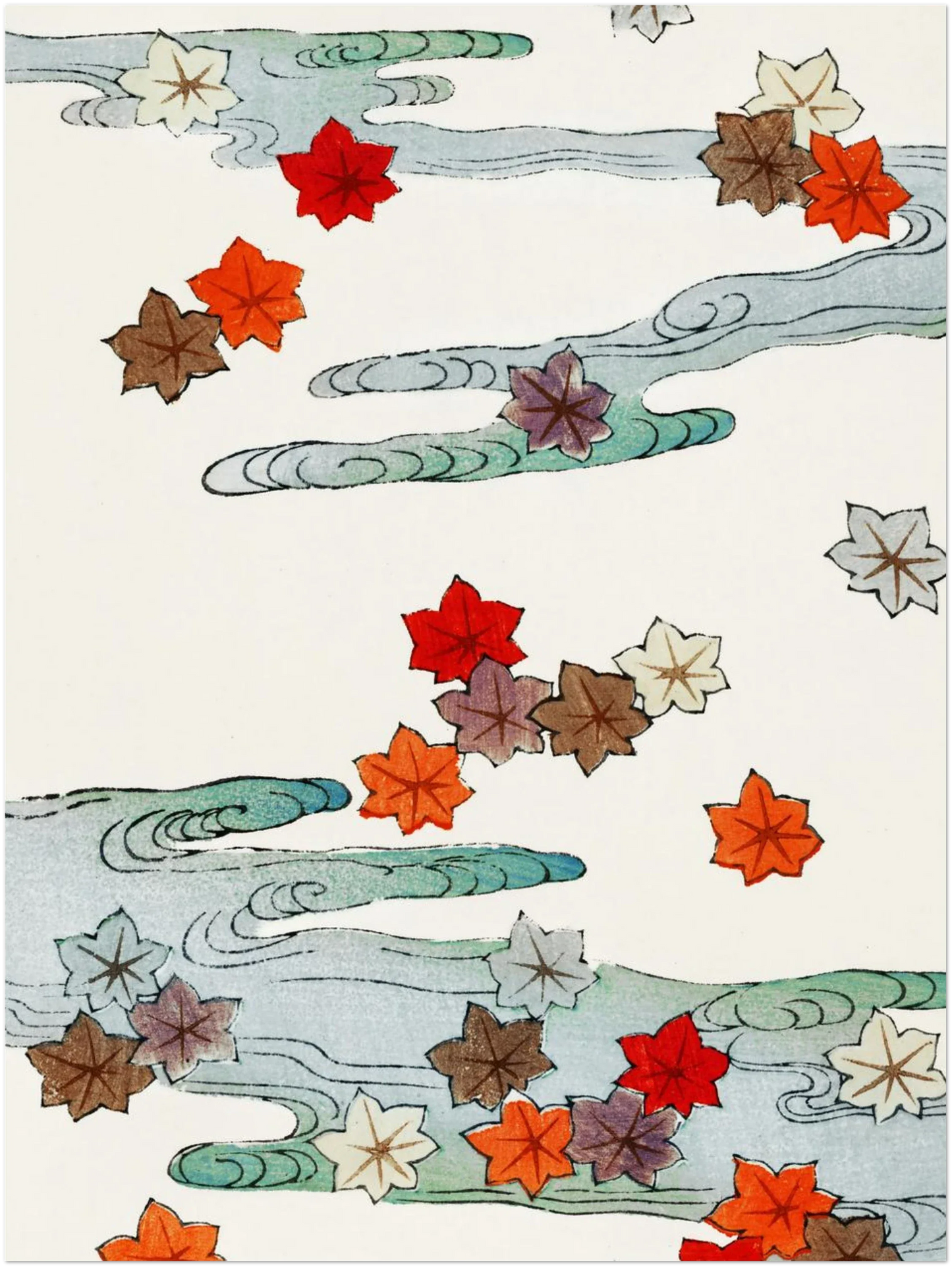 Shin Bijutsukai Flower River Print - CITTRA Collective