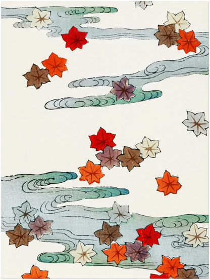 Shin Bijutsukai Flower River Print - CITTRA Collective