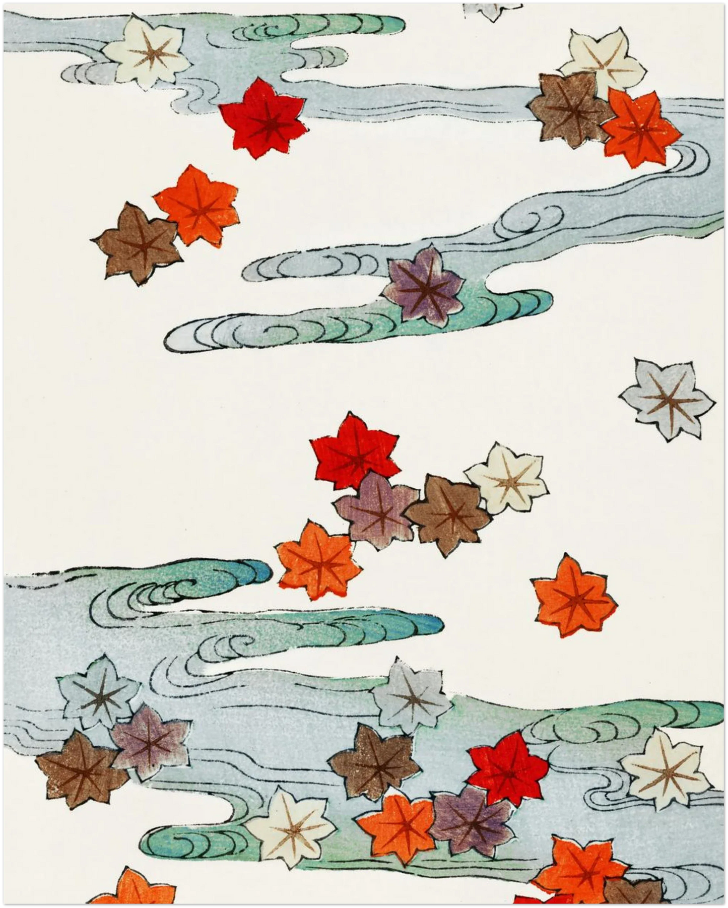 Shin Bijutsukai Flower River Print - CITTRA Collective