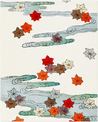 Shin Bijutsukai Flower River Print - CITTRA Collective