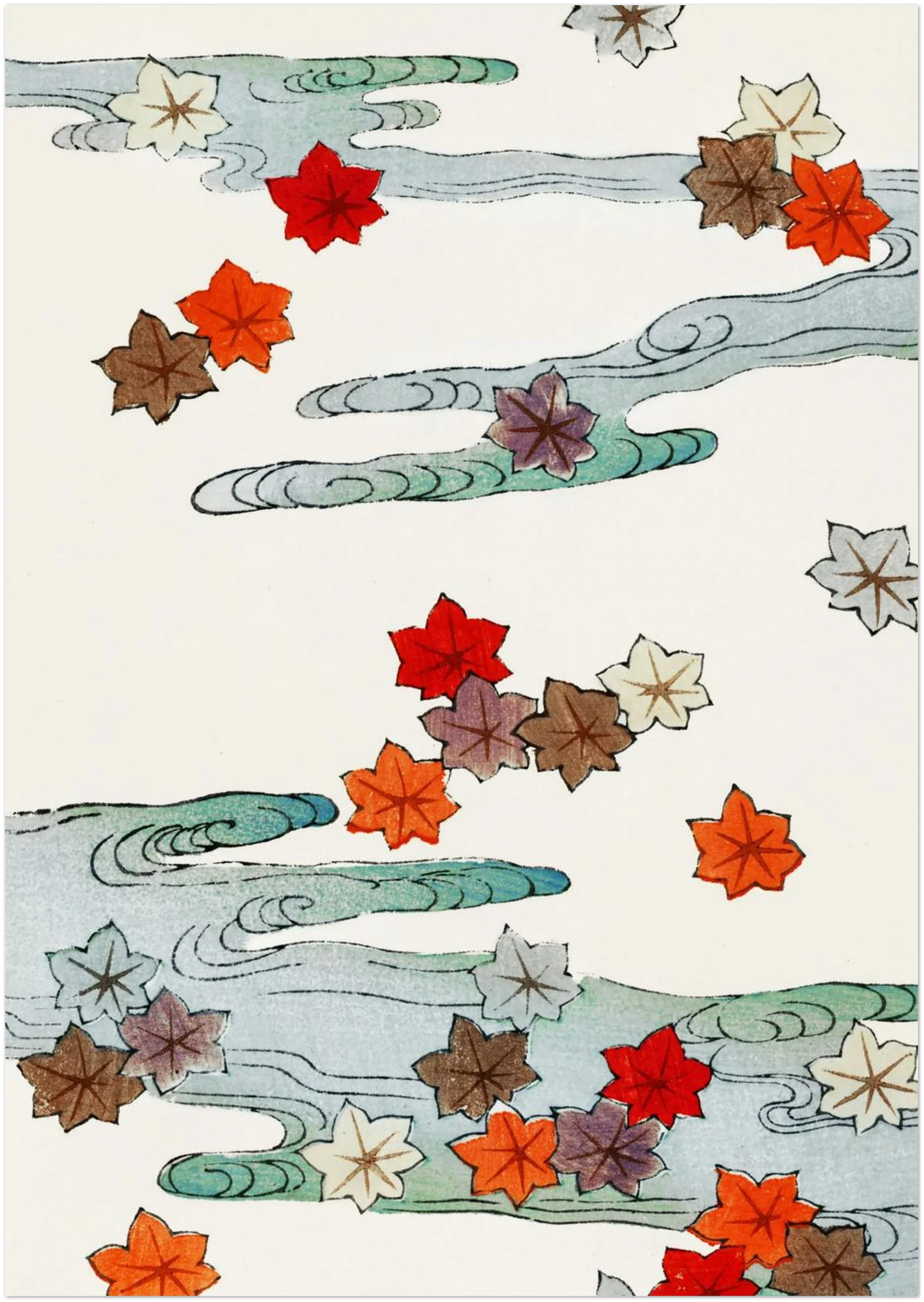 Shin Bijutsukai Flower River Print - CITTRA Collective