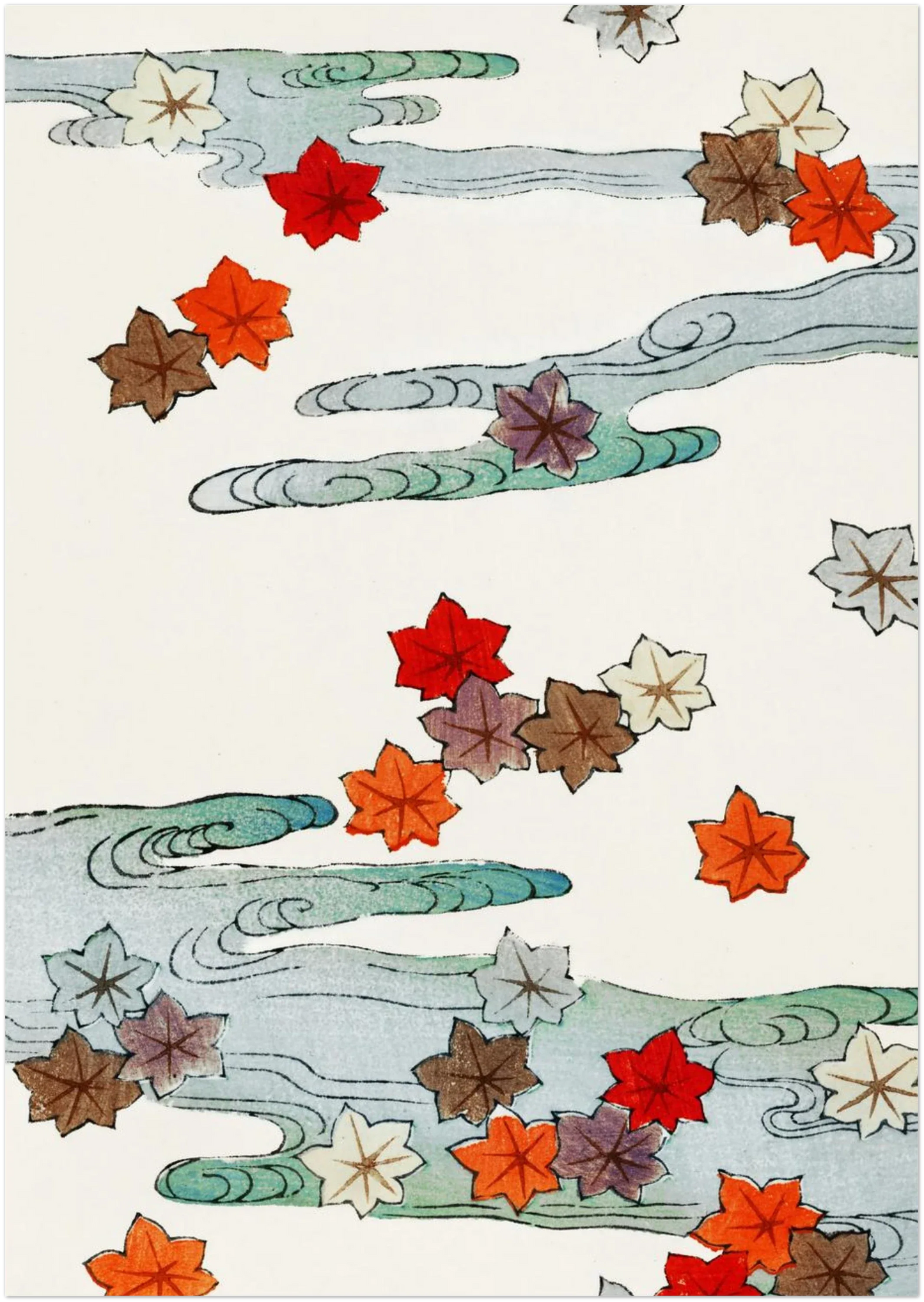 Shin Bijutsukai Flower River Print - CITTRA Collective