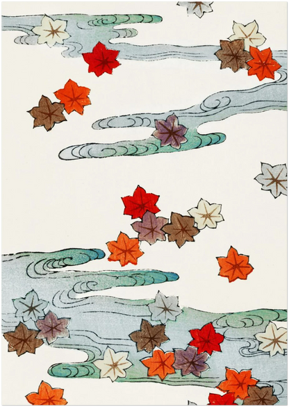 Shin Bijutsukai Flower River Print - CITTRA Collective