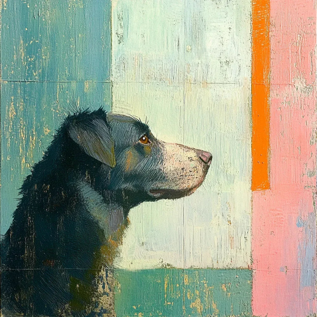 Colourblock Animal Portraits on Wood Prompt - CITTRA Collective