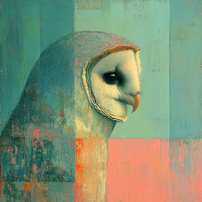 Colourblock Animal Portraits on Wood Prompt - CITTRA Collective