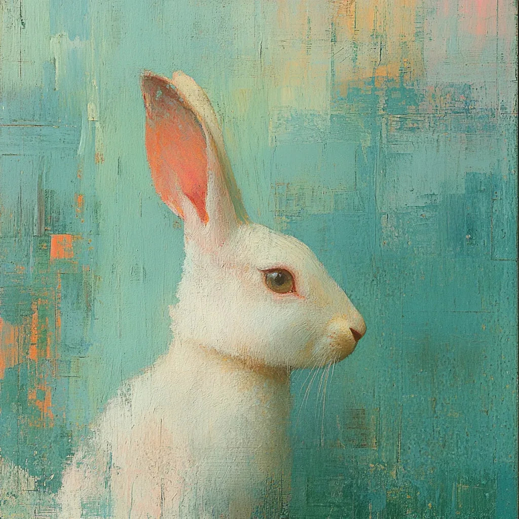 Colourblock Animal Portraits on Wood Prompt - CITTRA Collective