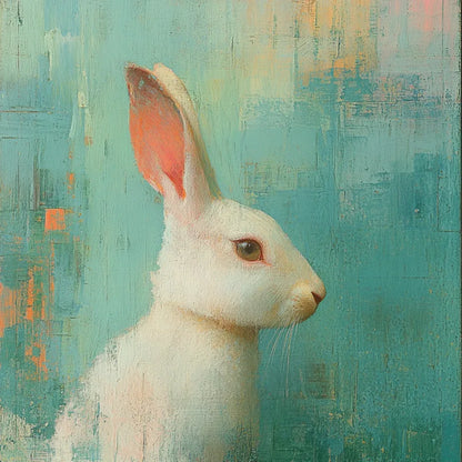 Colourblock Animal Portraits on Wood Prompt - CITTRA Collective