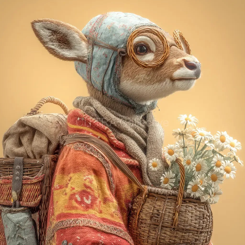 Fantasy Travelling Animal Portraits Midjourney Prompt - CITTRA Collective