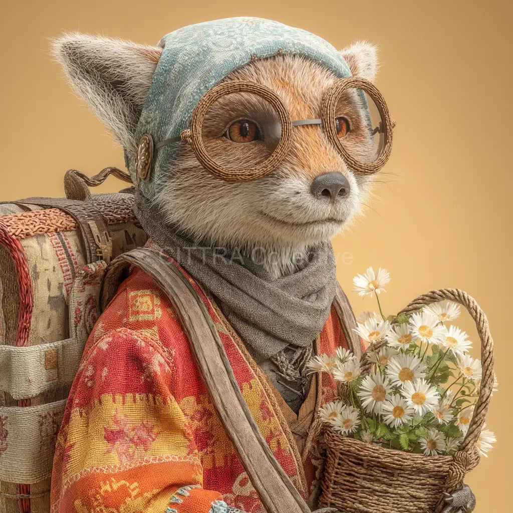 Fantasy Travelling Animal Portraits Midjourney Prompt - CITTRA Collective