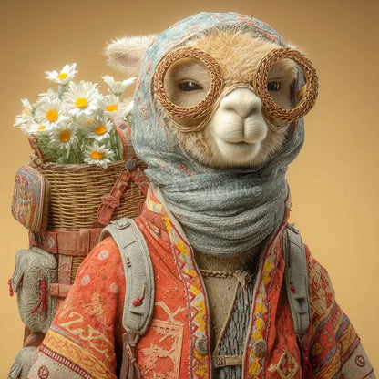 Fantasy Travelling Animal Portraits Midjourney Prompt - CITTRA Collective