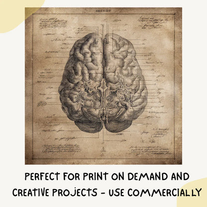 Historic-medical-illustration-of-a-human-body-part-Midjourney-generated-art-in-copperplate-engraving-style-on-aged-paper-with-Latin-labels-brain