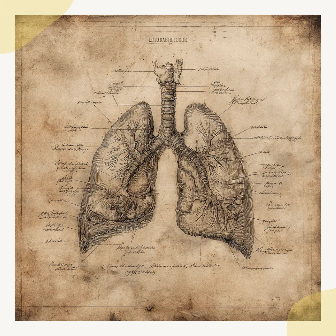 Historic-medical-illustration-of-a-human-body-part-Midjourney-generated-art-in-copperplate-engraving-style-on-aged-paper-with-Latin-labels-lung