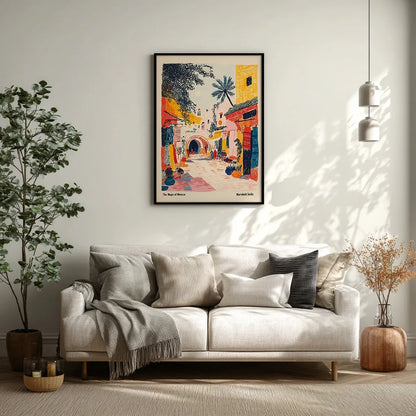 Marrakesh Souks Cultural Art Print - CITTRA Collective