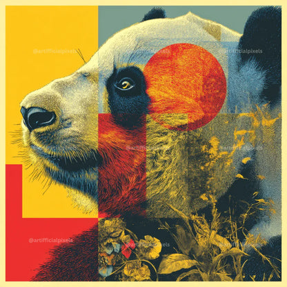 Vintage Abstract Pop Art Portrait Prompt for Midjourney AI Image Generator - CITTRA Collective