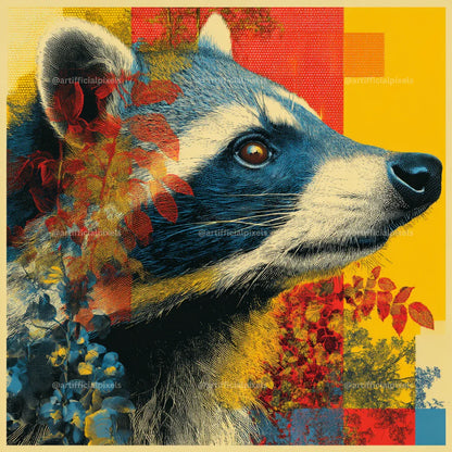 Vintage Abstract Pop Art Portrait Prompt for Midjourney AI Image Generator - CITTRA Collective