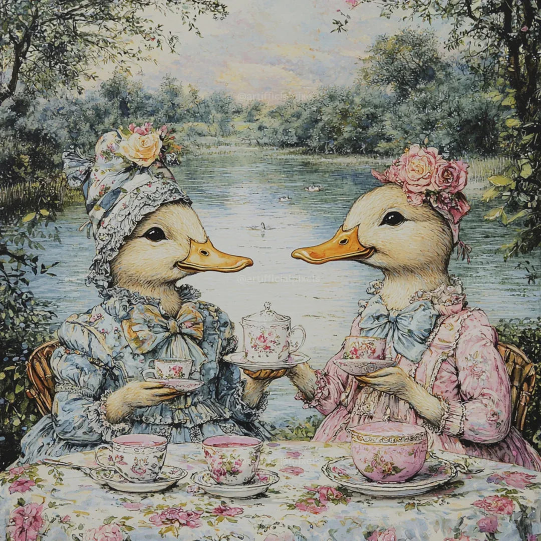Victorian Animal Tea Party Prompt - CITTRA Collective
