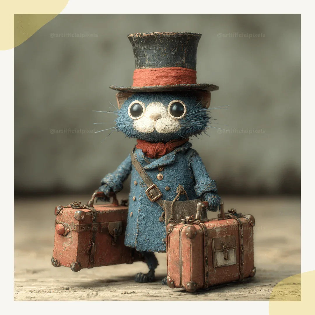 Midjourney Prompt for Creating Whimsical Vintage Animal Sculptures - CITTRA Collective