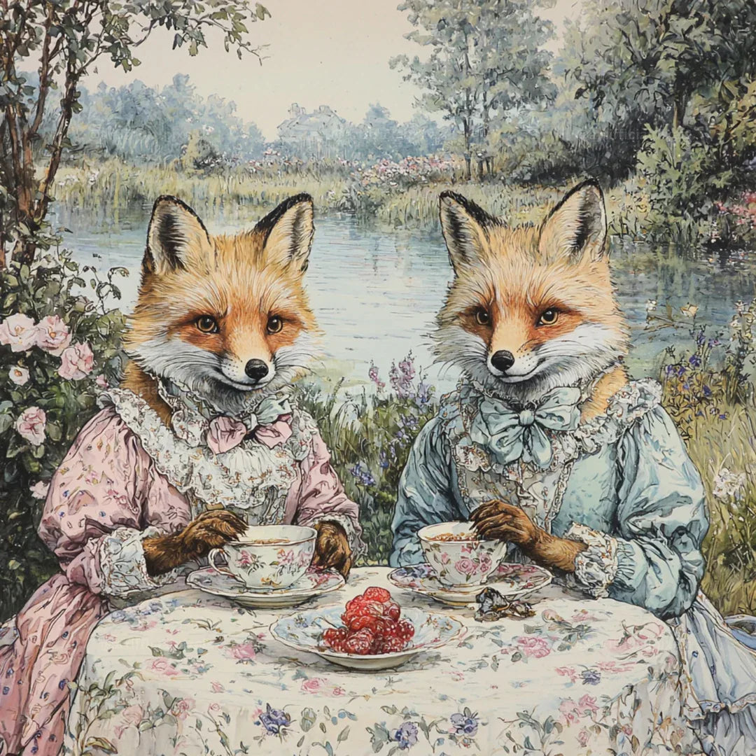 Victorian Animal Tea Party Prompt - CITTRA Collective