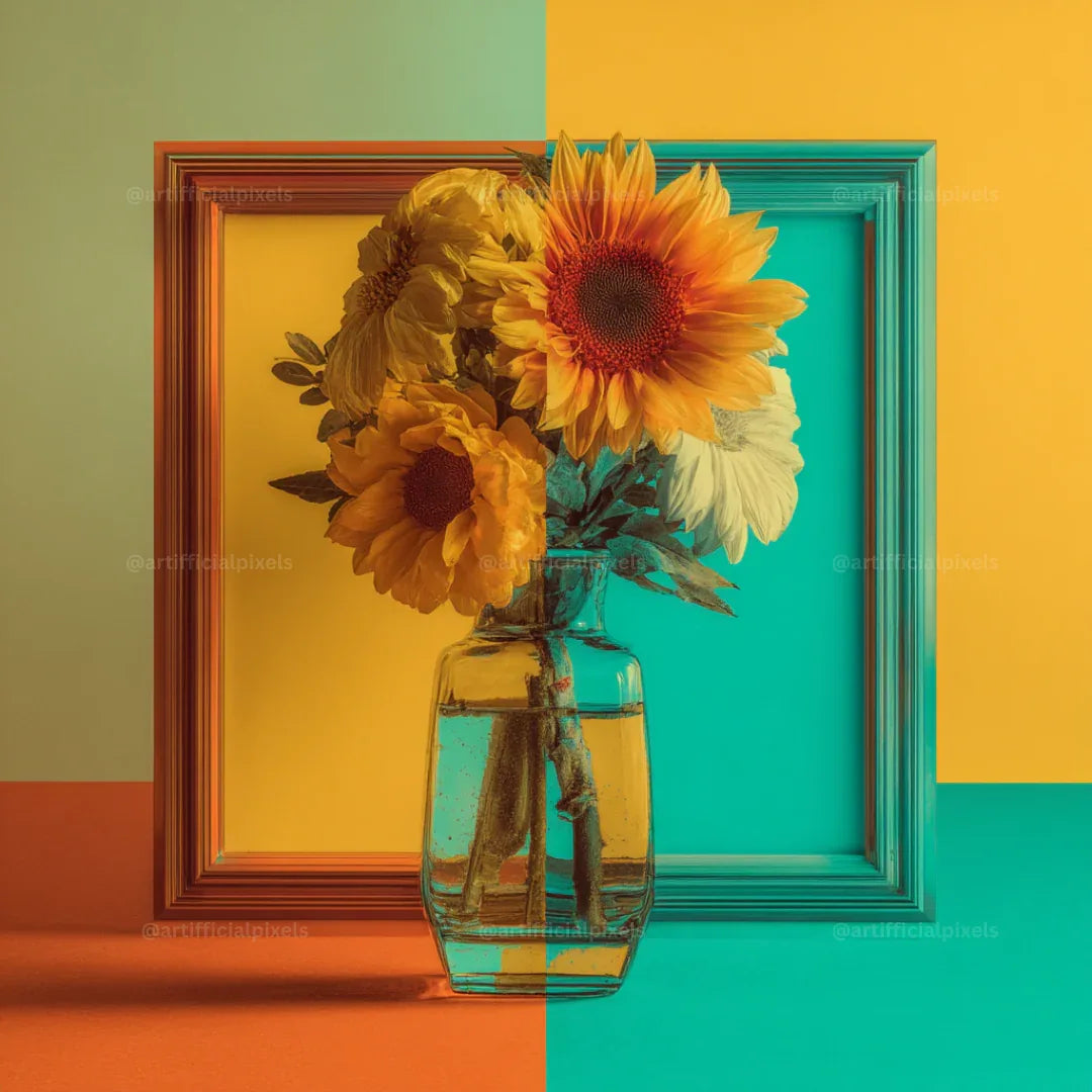 Split Toned Vintage Still Life AI Art Generator – Midjourney Prompt Pack with Images - CITTRA Collective