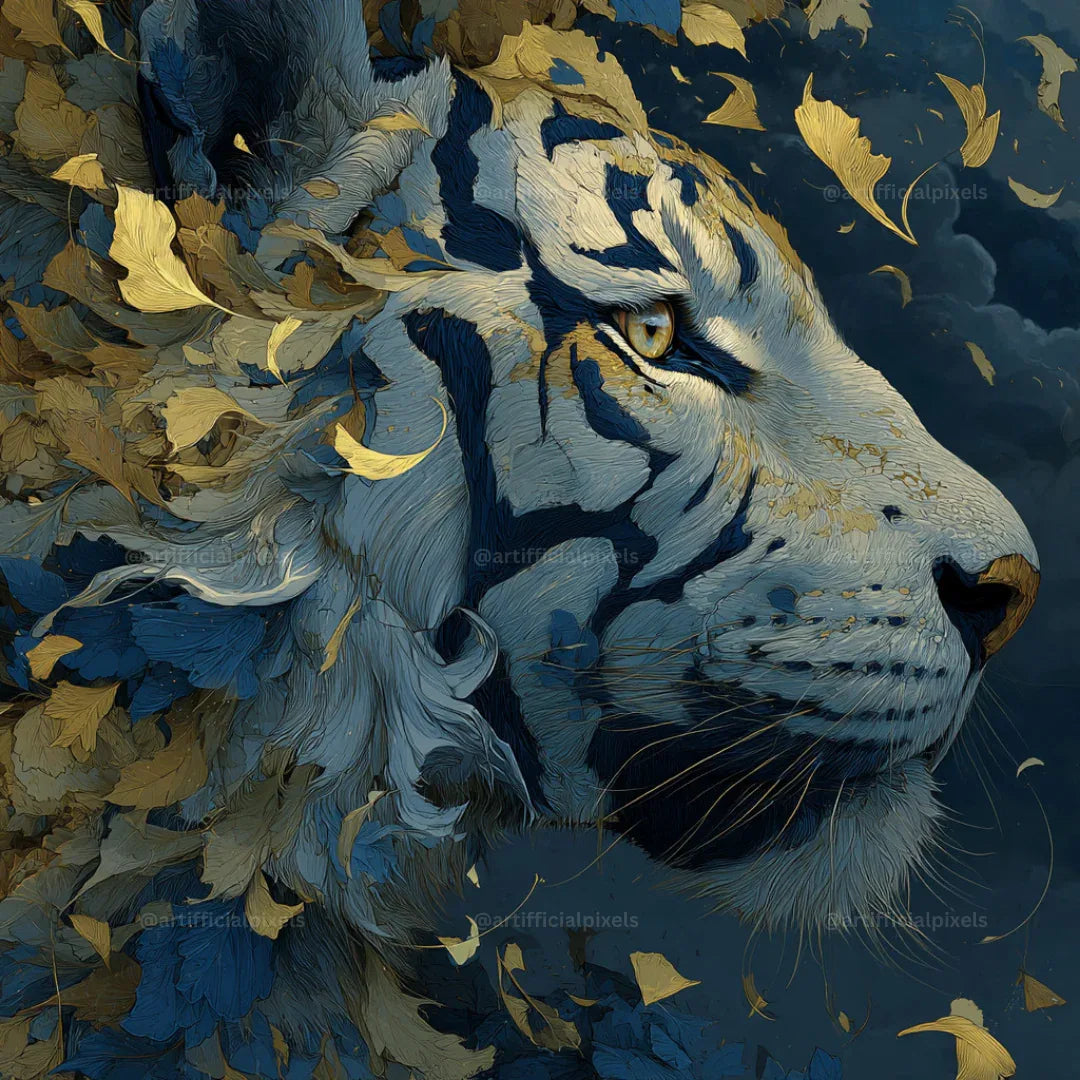 Golden Gothic Animal AI Art Prompts – Midjourney Pack with Images - CITTRA Collective