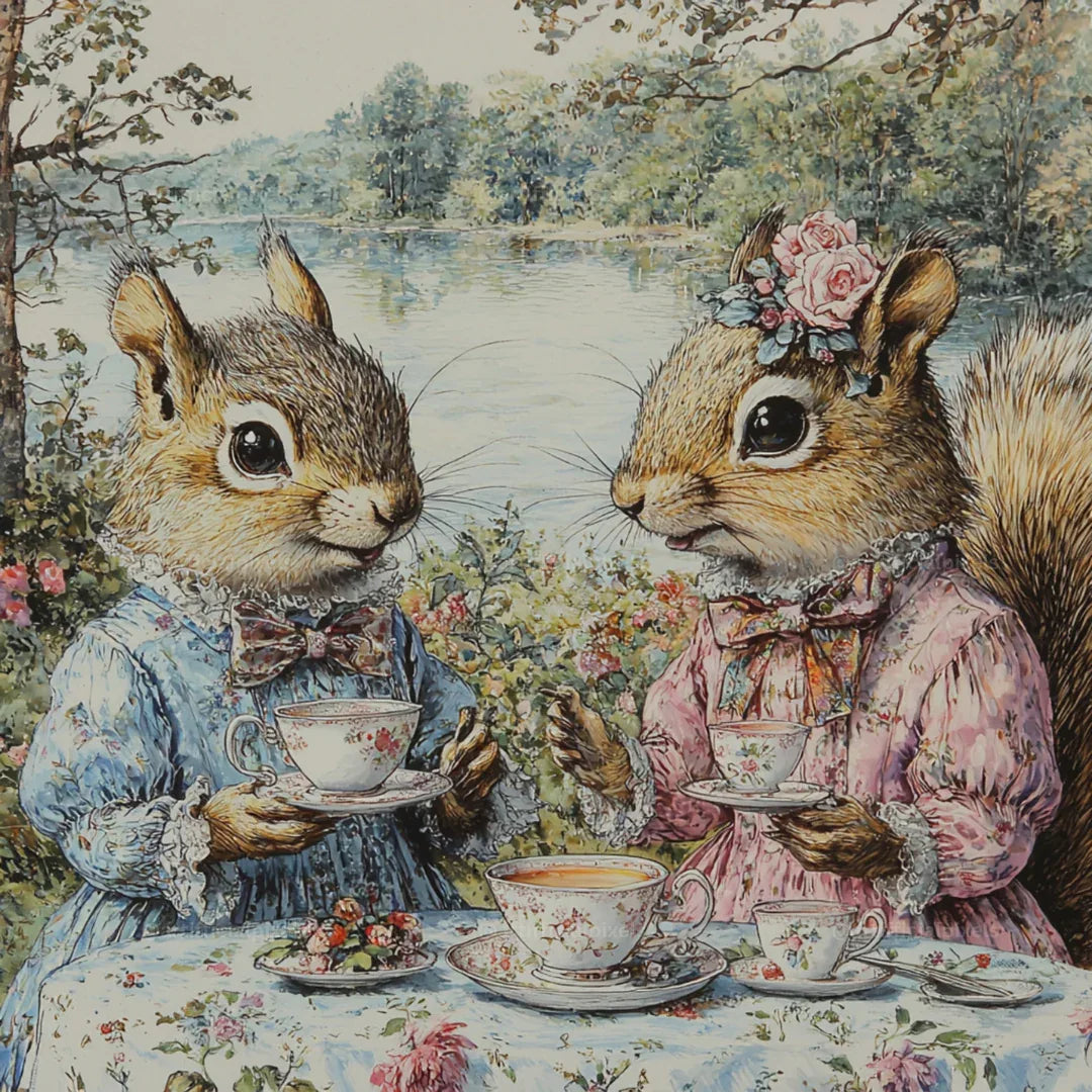 Victorian Animal Tea Party Prompt - CITTRA Collective