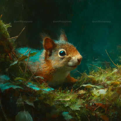 Painterly Wildlife Portraits AI Art Generator – Midjourney Prompt Pack with Images - CITTRA Collective