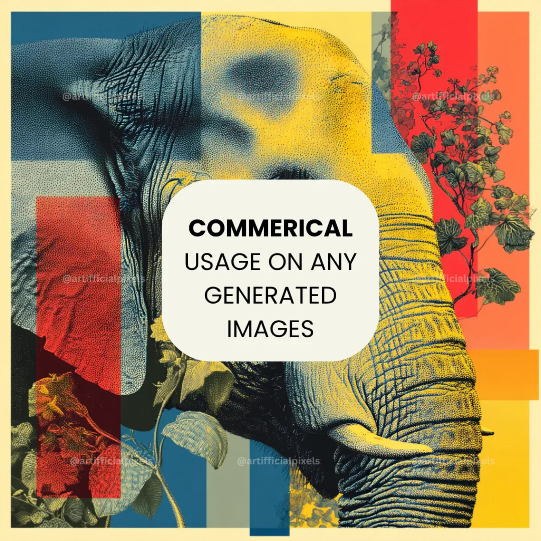 Vintage Abstract Pop Art Portrait Prompt for Midjourney AI Image Generator - CITTRA Collective