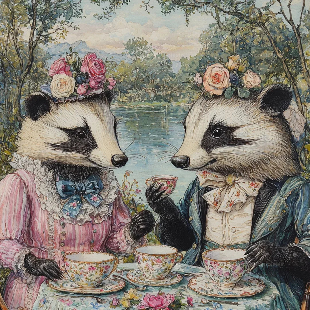 Victorian Animal Tea Party Prompt - CITTRA Collective