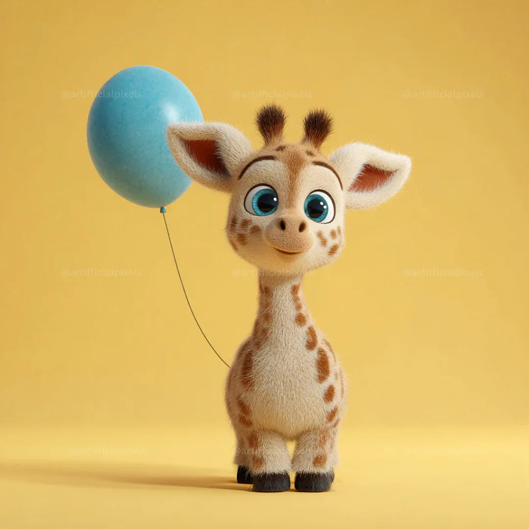 Adorable Animal Balloons AI Art Prompts – Midjourney Pack with Images - CITTRA Collective