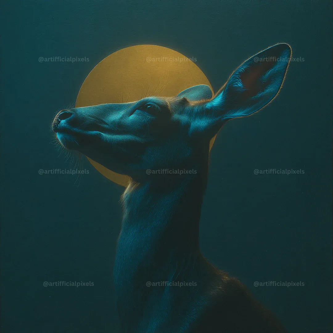 Moody Animal Portraits AI Art Prompts – Midjourney Pack with Images - CITTRA Collective