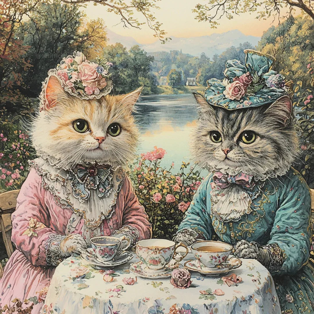 Victorian Animal Tea Party Prompt - CITTRA Collective