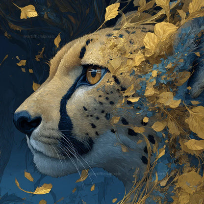 Golden Gothic Animal AI Art Prompts – Midjourney Pack with Images - CITTRA Collective