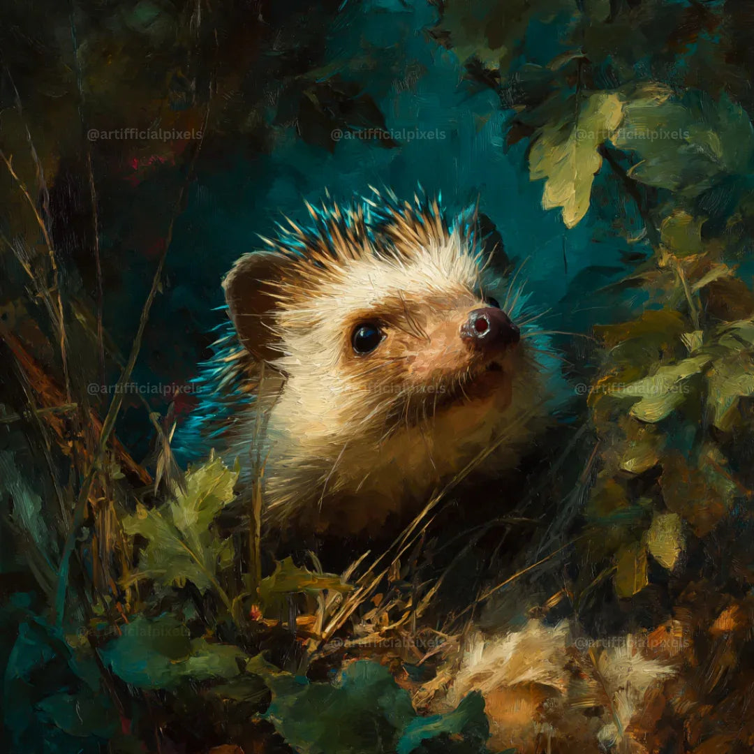 Painterly Wildlife Portraits AI Art Generator – Midjourney Prompt Pack with Images - CITTRA Collective