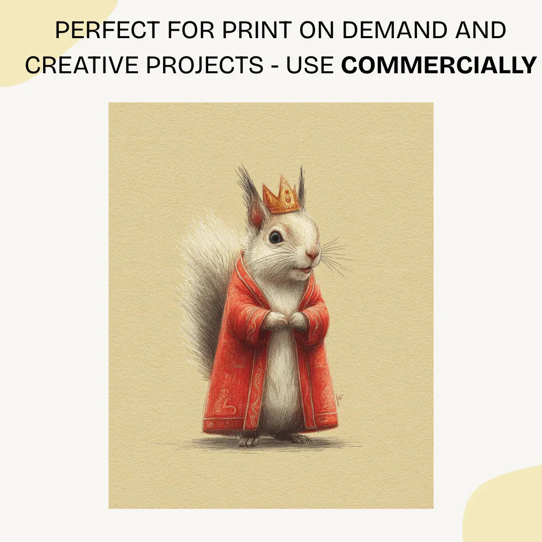 Midjourney Prompt for Creating Cute Hanfu Animal AI Generated Art Posters - CITTRA Collective