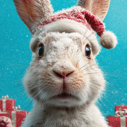 Portraits of Festive Animals Wearing Santa Hats | Midjourney Prompt Bundle - CITTRA Collective