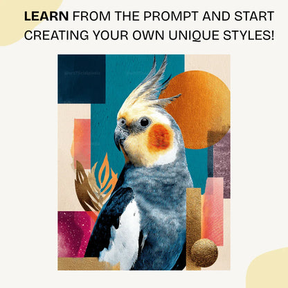 Stylised Midjourney Prompt for AI Generated Pop Art Animal Portraits - CITTRA Collective